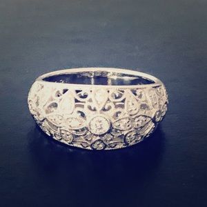 NWOT TACORI Filigree Silver Ring